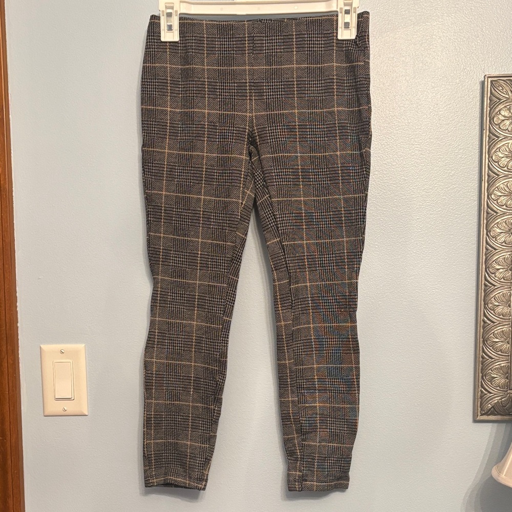 Philosophy Women's Checkered Pants - Black and Brown